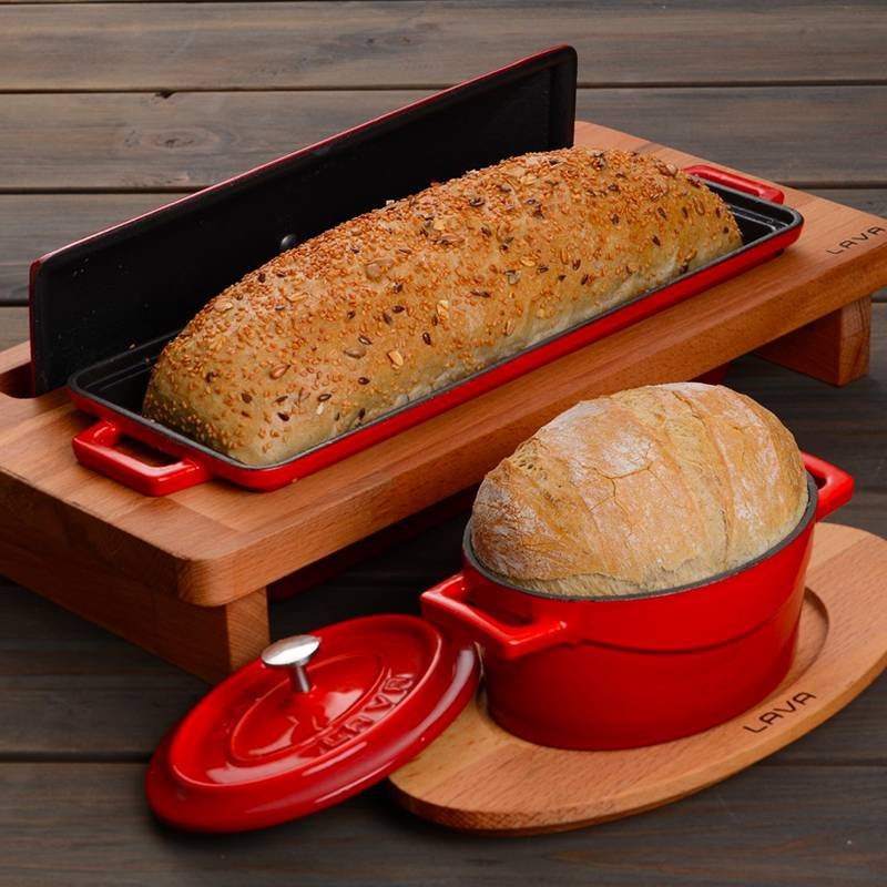 40X26 Cm Paderno Rectangular Baking Terrine in Enameled Cast Iron