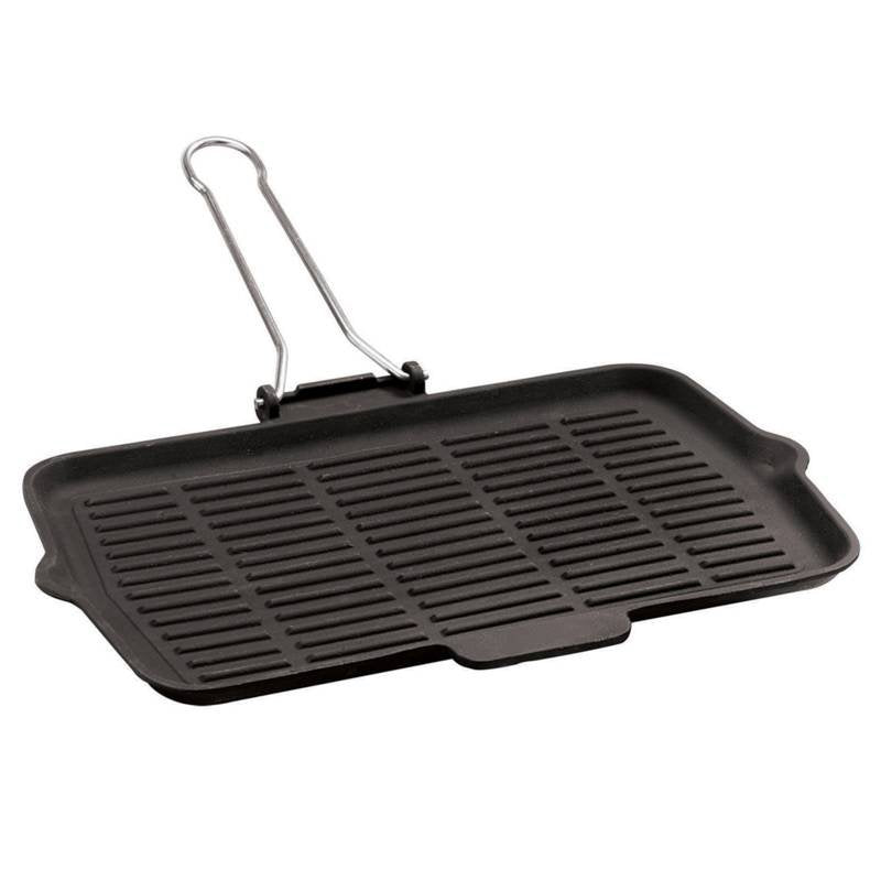 21X36 Cm Paderno Poêle Grill Rectangulaire En Fonte Émaillée avec Manche