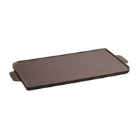 26X47 Cm Paderno Plancha grill rectangular de hierro fundido esmaltado Reversible