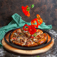 28 Cm Paderno Cast Iron Cookware Pizza Plate in Cast Iron