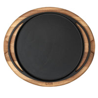 28 Cm Paderno Cast Iron Cookware Pizza Plate in Cast Iron