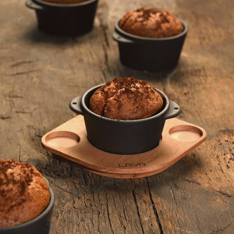 8 Cm Paderno Cast Iron Cookware Casserole en fonte