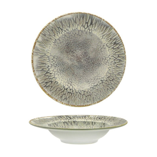 27 Cm Dust Pasta Plate In Stoneware Set 4 Pcs