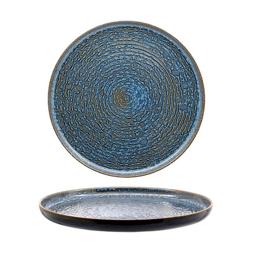 33 Cm Okeanos Flat Plate in Stoneware Set 4 Pcs