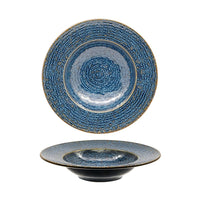 27 Cm Okeanos Piatto Pasta In Stoneware Set 4 Pz