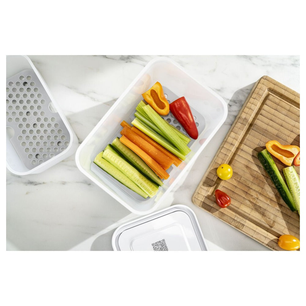 Zwilling Fresh & Save Druppelrooster Van Kunststof Voor Kunststof Containers - Set 2 Pz