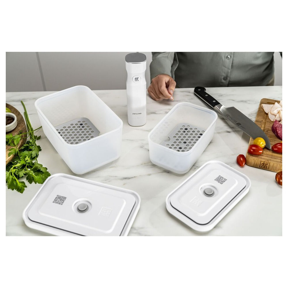 Zwilling Fresh & Save Druppelrooster Van Kunststof Voor Kunststof Containers - Set 2 Pz