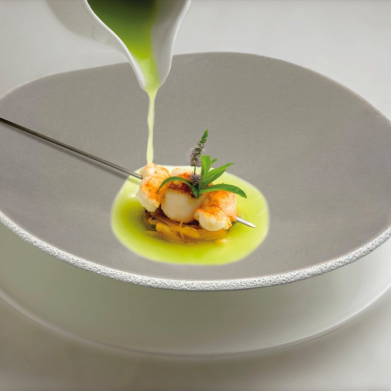 29 5 Cm Genesys Evo Assiette à Pâtes en Porcelaine Set 6 Pcs