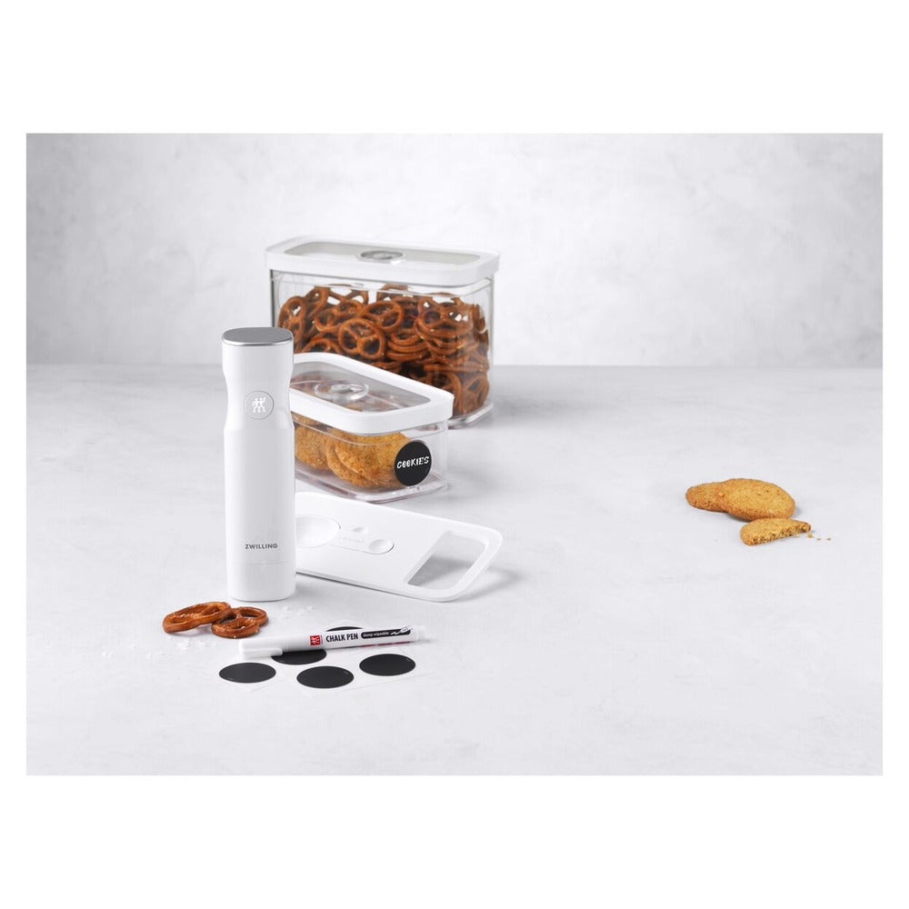 Zwilling Fresh & Save Cube set recipientes al vacío con bomba inalámbrica en plástico - set 5 piezas