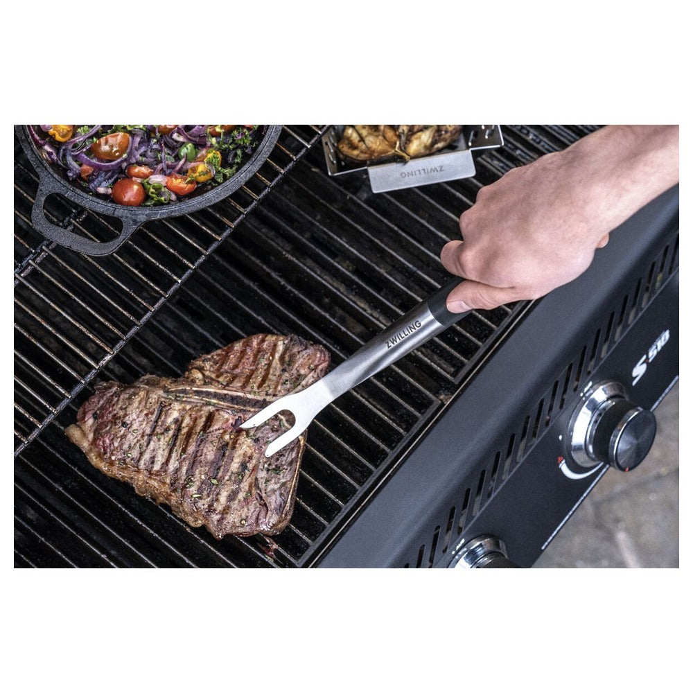 41 cm - Zwilling BBQ+ Carving Fork in Stainless Steel