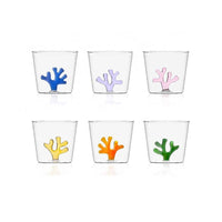 35 Cl Ichendorf Coral Reef Verre à eau corail en verre borosilicaté Set de 6 pièces