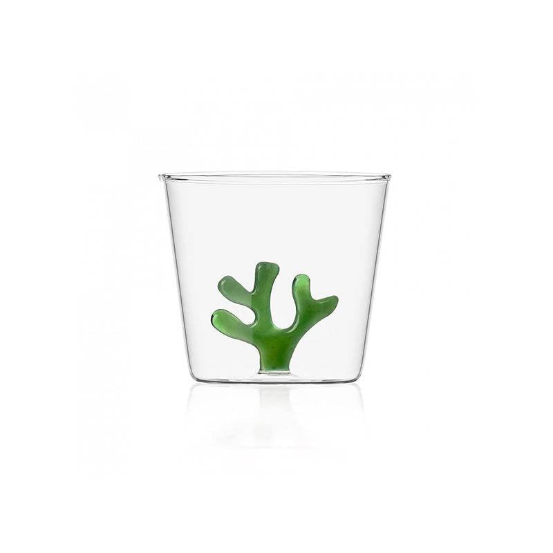 35 Cl Ichendorf Coral Reef Bicchiere Acqua Corallo In Vetro Borosilicato
