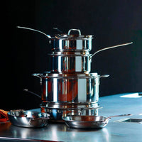 Paderno Series 12200 Coperchio Rotondo In Acciaio Inox 5-Ply