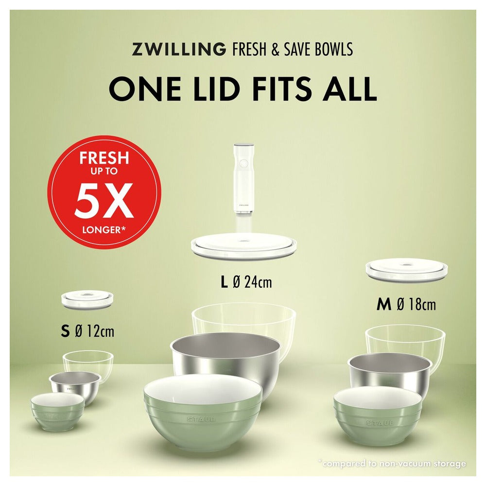 Zwilling Fresh & Save cuenco al vacío con tapa en acero inoxidable