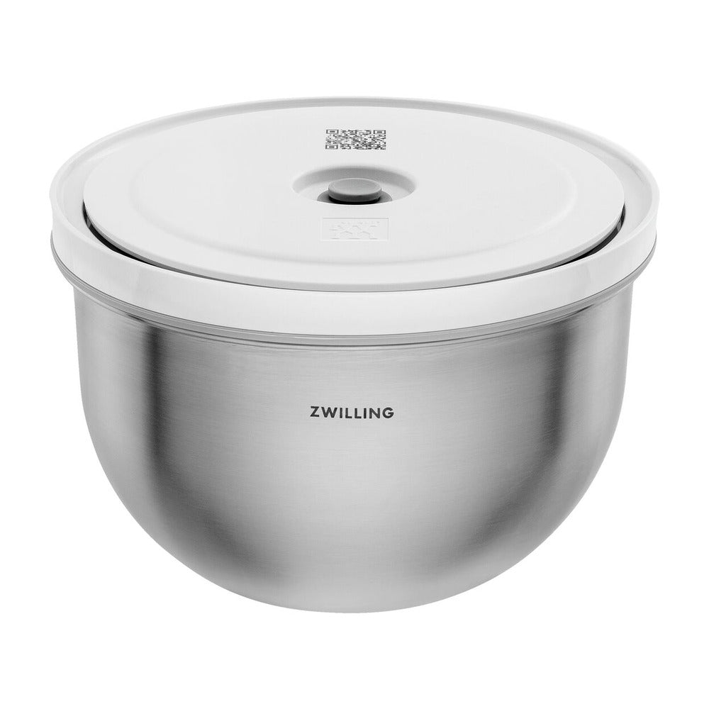Zwilling Fresh & Save Kit Sottovuoto Con Contenitori In Acciaio e Pompetta Per Sottovuoto - Set 9 Pz