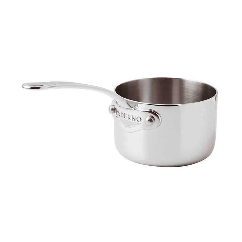 Paderno Series 12200 Miniature casserole haute avec manche en acier inoxydable