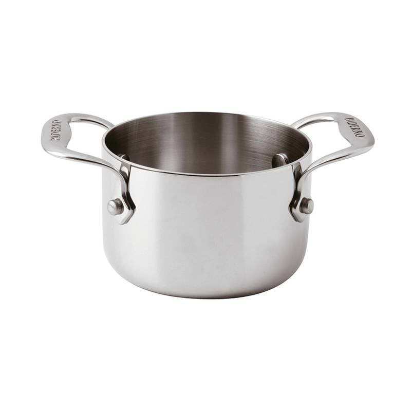 10 cm - Paderno Series 12200 Miniature High Saucepan In Stainless Steel