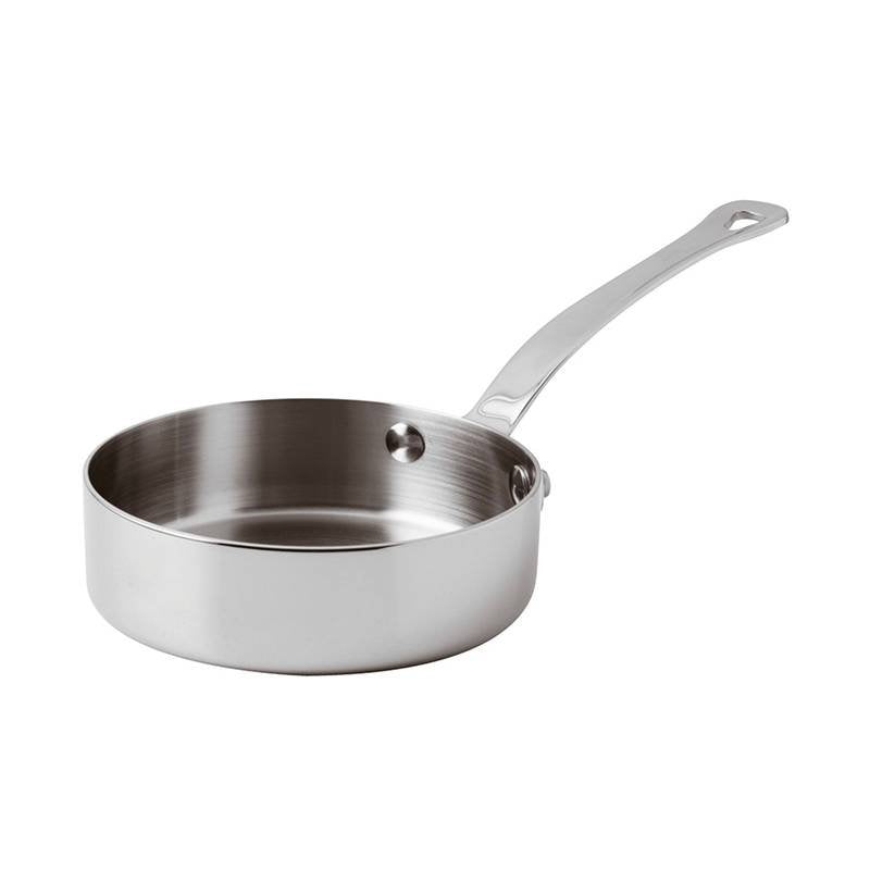 12 cm - Paderno Series 12200 Miniature Poêle Sauté En Acier Inoxydable
