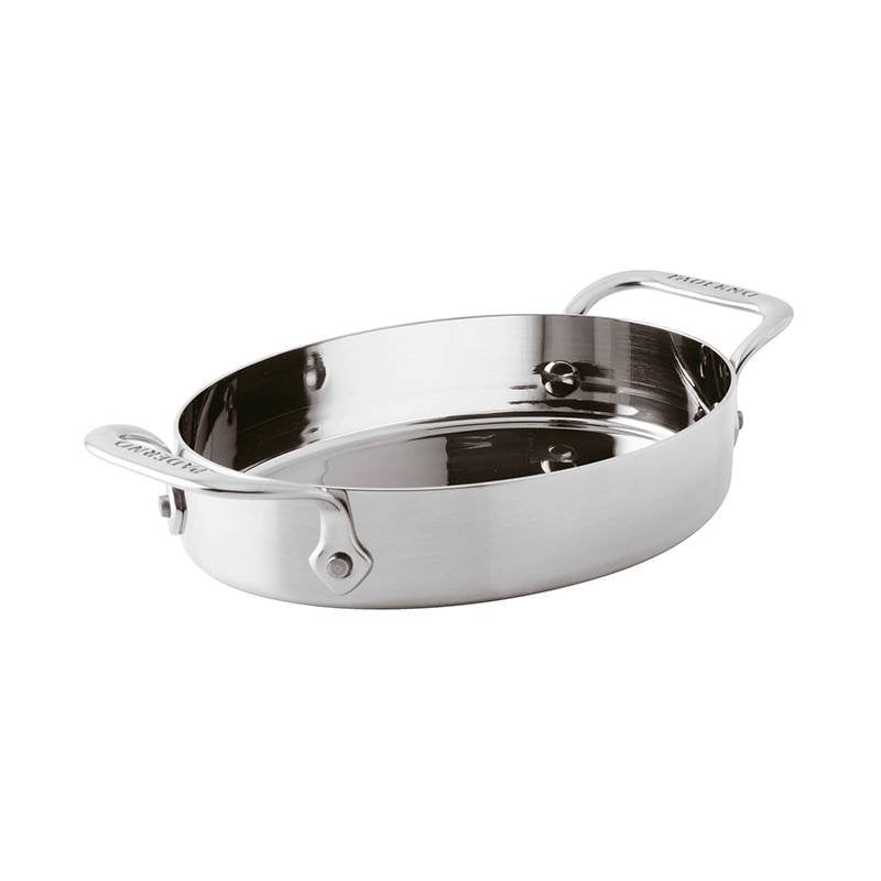 17x13 cm - Paderno Series 12200 mini cacerola oval acero inoxidable