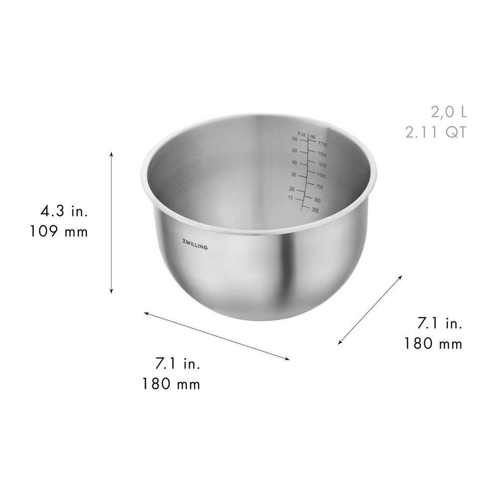 Zwilling Fresh & Save set bols en acier inoxydable - set 3 pièces