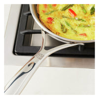 Zwilling Peak anti-aanbak ondiepe pan in roestvrij staal met Ceraforce Hycoat coating