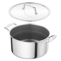 Zwilling Peak Olla Alta Antiadherente Con Tapa En Acero Inoxidable Con Revestimiento Ceraforce Hycoat