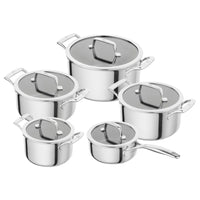 Zwilling Peak Antihaft-Töpfeset Aus Edelstahl Mit Ceraforce Hycoat Beschichtung - Set mit 5 Stück