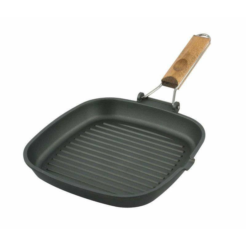 26 Cm Ilsa Dietetica Plancha Cuadrada En Aluminio