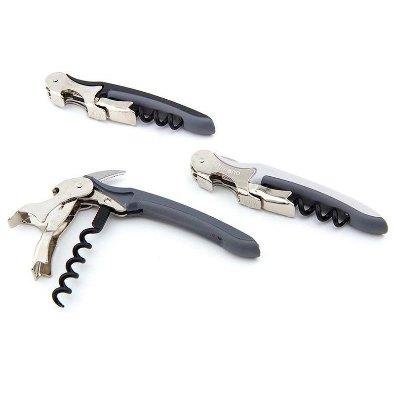 Ilsa Tire-bouchon à double levier en acier inoxydable set 40 pièces
