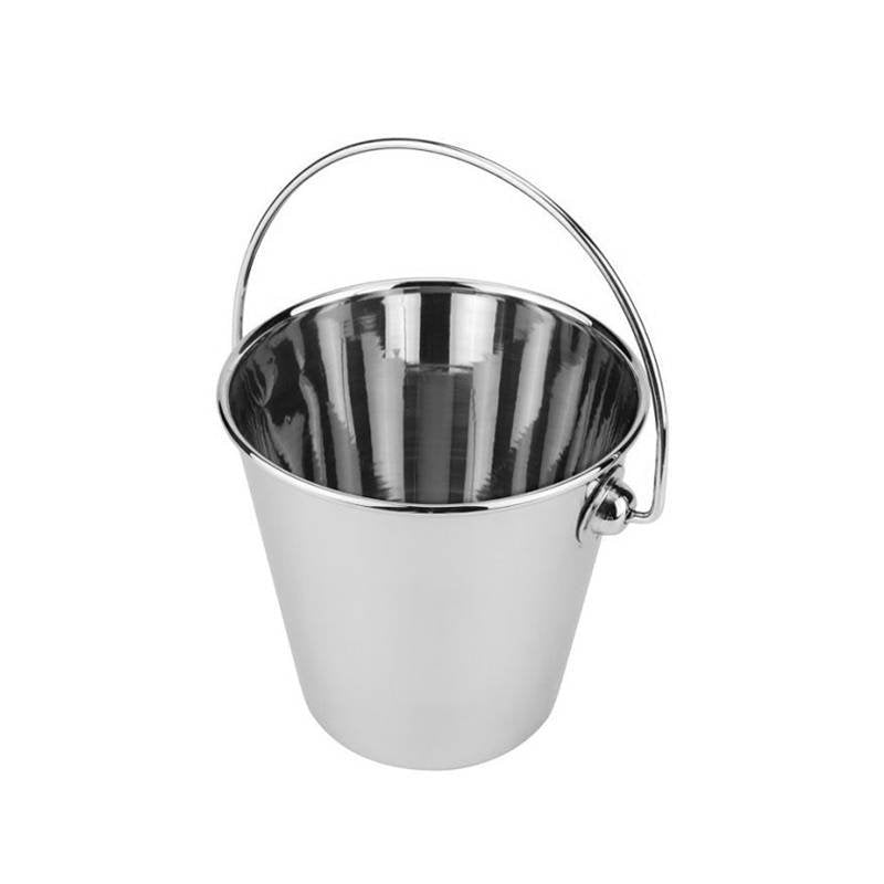 10 Cm Ilsa Mini Portions Mini Snack Bucket In Stainless Steel