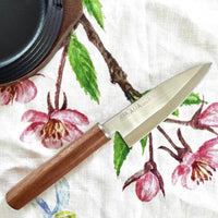 15 Cm Ilsa Asia Deba-Messer aus Edelstahl mit Holz