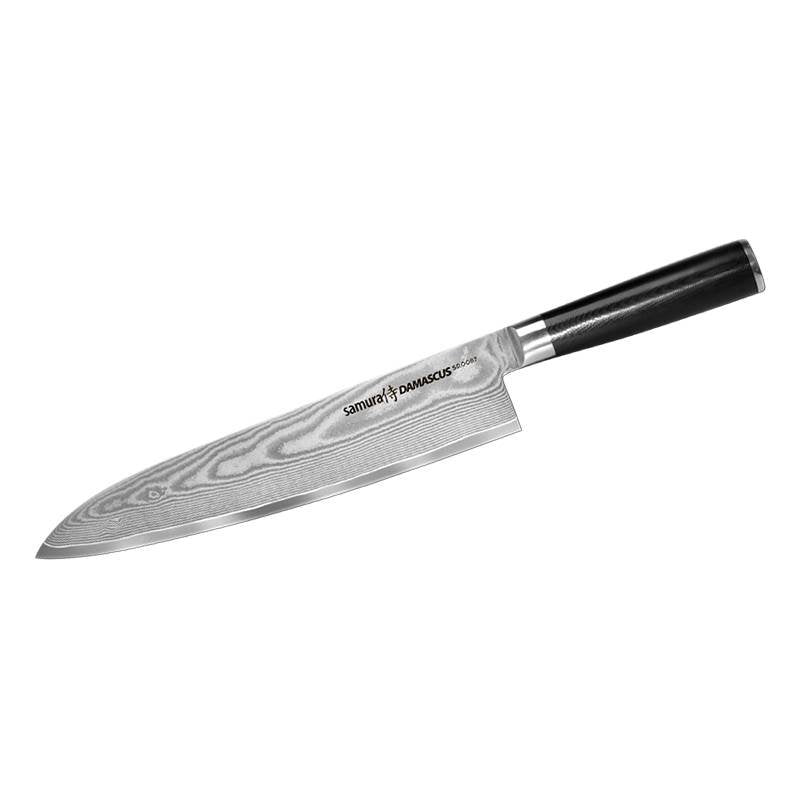 24 Cm Samura Damascus Cuchillo de cocina en acero damasco