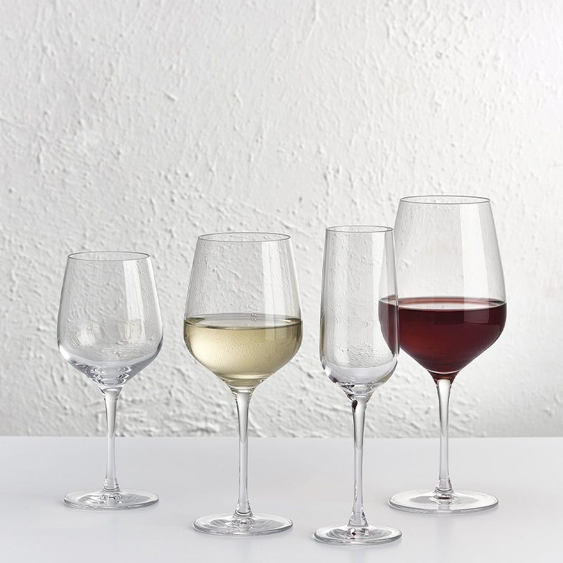 53 Cl Nude Refine Copa de Vino Tinto en Vidrio - Set de 6 Piezas