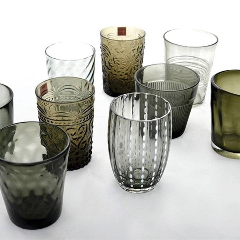 Zafferano Melting Pot water glass in glass - set of 6 pieces