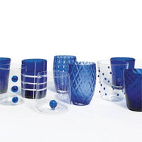 Zafferano Melting Pot water glass in glass - set of 6 pieces