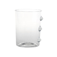 37 Cl Zafferano Petoni Verre À Eau 3 Points Verticaux En Verre Borosilicate Set 6 Pezzi