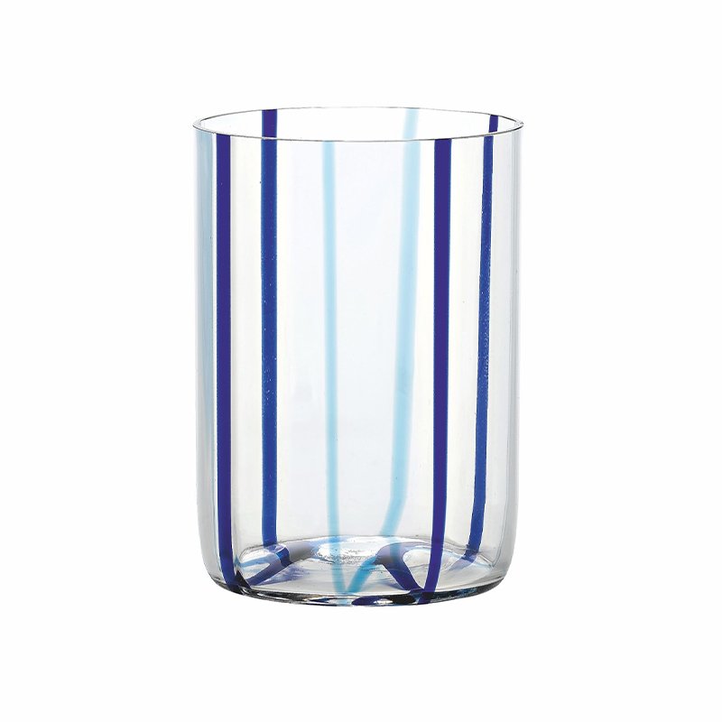 35 Cl Zafferano Tirache Bicchiere Acqua In Vetro Borosilicato Set 6 Pezzi