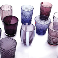 Zafferano Melting Pot water glass in glass - set of 6 pieces