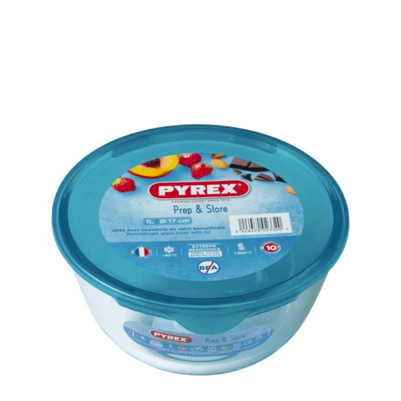 Pyrex Prep And Store Coupe Polyvalente Avec Couvercle En Verre Borosilicate