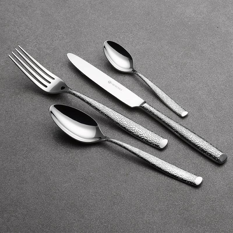 Churchill Raku Tischmesser aus Edelstahl Set mit 12 Stk