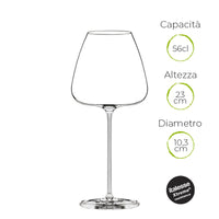 56 Cl Italesse T Made 55 Copa de Cata en Vidrio - Set de 6 Piezas