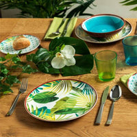 Tognana Metropolis Jungle Vajilla En Porcelana Set 18 Piezas