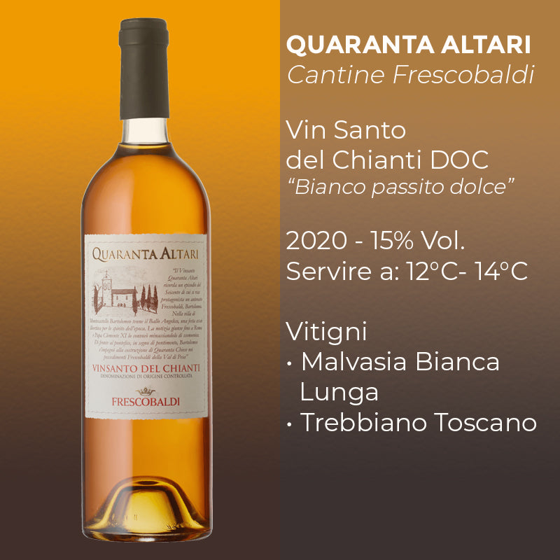 Quaranta Altari Vin Santo Del Chianti Doc 2020 Cantina Frescobaldi