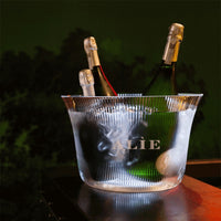 Italesse Plaza Seau à Champagne 5 Bouteilles Alie Édition Limitée 10 Millésimes En Acrylique