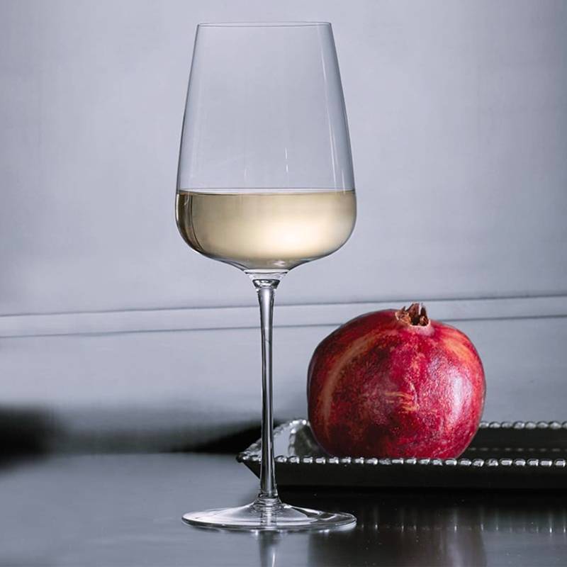 67 Cl Italesse Etoile Blanc Extreme Copa de vino blanco de vidrio Set de 2 piezas