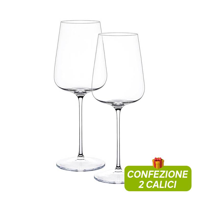 67 Cl Italesse Etoile Blanc Extreme Copa de vino blanco de vidrio Set de 2 piezas