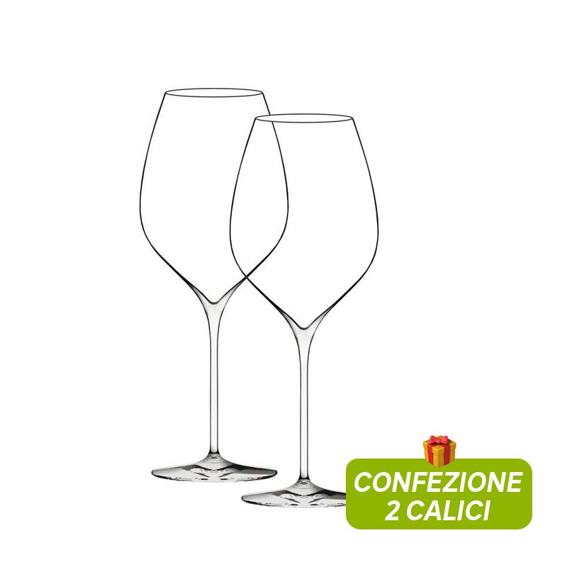 72 Cl Italesse Masterclass Xtreme Copa de vino tinto de vidrio Set de 2 piezas