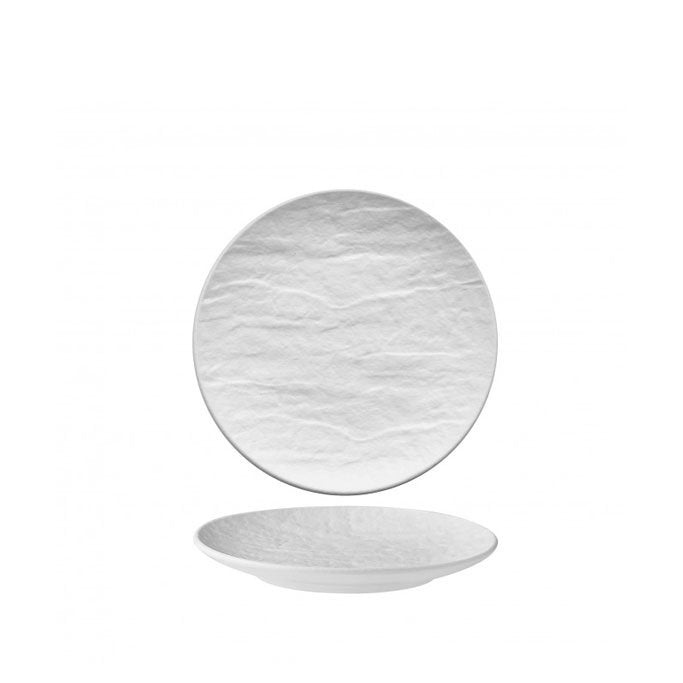 13 Cm Erosion Bread Plate In Porcelain Set 12 Pcs