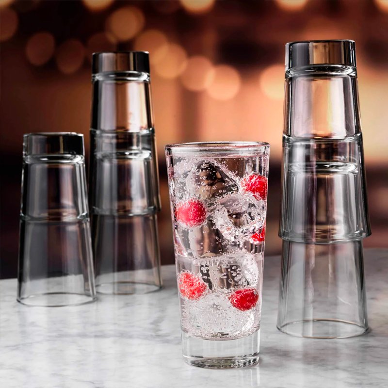 35 5 Cl Onis Endeavor Soft Drink Glass in Glass Set of 12 Pieces