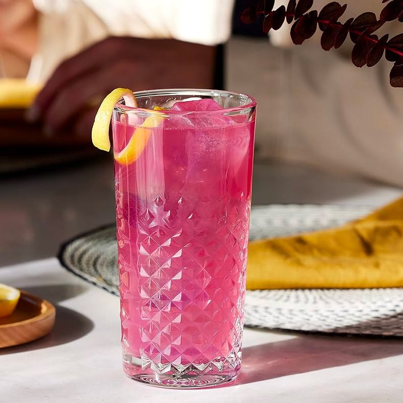 41 4 Cl Onis Carats Soft Drink Glass in Glass Set of 12 Pieces